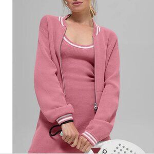 Tennis Club Sweater Knit Full Zip Jacket NEW w/tags